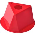 Global Industrial Inventory Control Cone, 10L x 10W x 5H, Red 412431